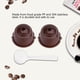 thumbnail image 3 of Yosoo Juego de filtros de CAF¨| Recargables de 5 Piezas para c¨￠psula de CAF¨| Dolce Gusto para c¨￠psula Reutilizable Dolce Gusto de Nescaf¨| con Cuchara (marr¨?n) Khall JY04545-01, 3 of 6