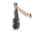 thumbnail image 5 of 24" 7Pcs 16 Clips Long Curly Straight Full Head Clip in Synthetic Hair Extensions Double Weft, 5 of 6