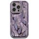 thumbnail image 3 of 3D Glossy Laser Meteorite Texture Plating Case For iPhone 15 14 13 12 11 Pro Max XS XR X 7 14 Plus Plain Color Anti-knock Cover, 3 of 5