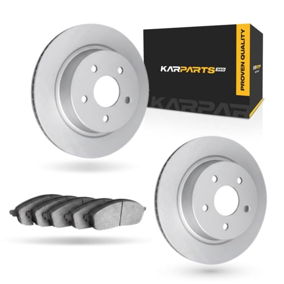 KarParts360 Brake Rotor Set | Cast Iron | Plain Rotor | Performance/Racing