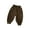 Coffee, variant on Lopecy-Sta Loose Pants for Kids Solid Color Pants Elastic Waistband Loose Fitting Pants with Pockets for Children