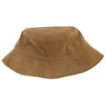 thumbnail image 2 of Corduroy Bucket Hat Lightweight Casual Solid Color Unisex Cotton Fishing Hat, Yellow, 2 of 5