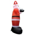 thumbnail image 3 of Northlight Lighted Inflatable Santa Claus Outdoor Commercial Christmas Decoration - 20', 3 of 5