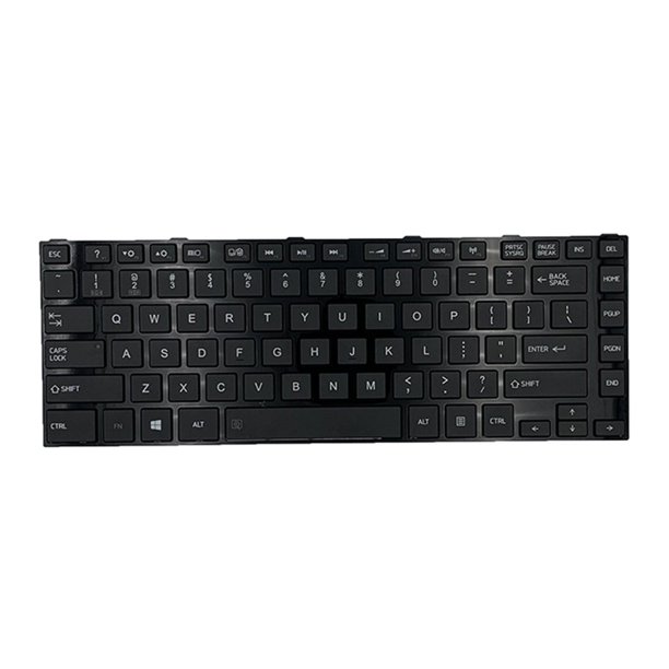 Sidaley Teclado a prueba de polvo teclado de escritura fluida accesorio de entrada de PC reemplazo de teclados antideslizantes para L800 inglés Juegos de teclado y mouse para computadora