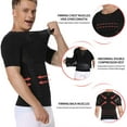 thumbnail image 3 of VASLANDA Men Body Shaper Slimming Vest Tight Tank Top Compression Shirt Tummy Control Underwear Moobs Binder, 3 of 7