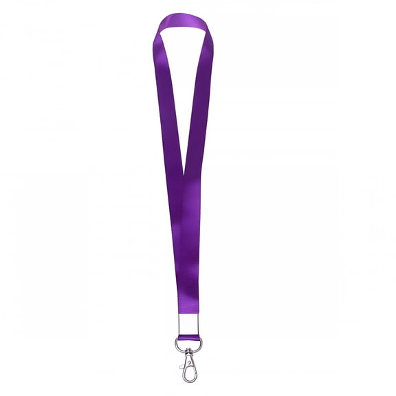 DESIGNICE 2026 New Neck Strap Lanyard Safety Metal Clip Id Badge Lanyard for Business Id Key (Purple) for Work, Office, Conferences, Events, Access Cards, Personal Use, Staff Identification