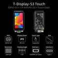 thumbnail image 5 of LILYGO T-Display-S3-Touch Version, ESP32-S3 Development Board,(A), 5 of 5