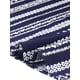 thumbnail image 5 of Blusa de vacaciones de mujer plus size bohemia de hombros descubiertos y manga corta con estampado 1X azul oscuro, 5 of 6