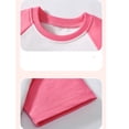 thumbnail image 5 of Emy Dola Toddler Girls Summer Activewear Outfits 2pcs Short Sleeve Shorts Set Kids Casual T-shirt and Shorts Set, 5 of 5