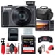 thumbnail image 1 of Cámara digital Canon PowerShot SX620 HS (negra) (1072C001), tarjeta de 64 GB, lector de tarjetas, bolsa blanda, trípode flexible, correa de mano, soporte para tarjeta de memoria, kit de limpieza (modelo internacional) Canon 1072C001_EDII0_1, 1 of 6