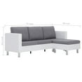 thumbnail image 4 of vidaXL Sofa Upholstered Sectional 3 Seater Sofa with Cushions Faux Leather, 4 of 41