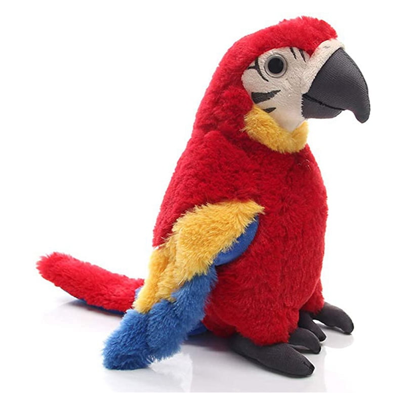 Talking Parrot Toys What You Say Will Repeat Recording & Playback
