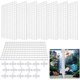 thumbnail image 1 of XianzhanEU 8 divisores de plástico para acuario con 16 ventosas (blanco), 1 of 7