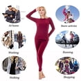 thumbnail image 6 of Women Winter Ultra Soft Thermal Underwear Female Long Johns Set Size Medium, 6 of 7