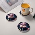 thumbnail image 2 of Posavasos de tierra de diatomeas absorbente Fate stay night, aislamiento antideslizante de tierra de diatomeas inodoro que protege la superficie de la mesa contra daños Talla única, 2 of 7