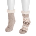 thumbnail image 2 of MUK LUKS Women's Chenille Eyelash Mix Cabin Sock (2 Pair Pack), 2 of 3