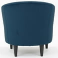 thumbnail image 4 of Pemberly Row 17.5" Traditional Fabric Club Chair in Navy Blue, 4 of 4