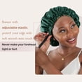 thumbnail image 5 of Satin Silk Bonnet for Sleeping, Hair Bonnet Women Love, Ideal for Curly & Natural Hair Care, Nighttime Protection, 5 of 5