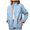 Light Blue, variant on WFJCJPAF Clearance! Coats for Women Plus Size Clearance,Ladies Solid Color Stand Collar Long Sleeve Casual Padded Jacket