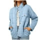 thumbnail image 1 of Parkas de manga larga para mujer, color liso, cuello alto, manga larga, chaqueta acolchada informal, abrigo para mujer, 1 of 4