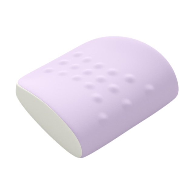 Almohada de apoyo lumbar Almohada lumbar Cómoda Transpirable Multiusos Espalda Púrpura