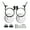 with disc, variant on Lylong 4 Piston Hydraulic Brakes Set Bike Brake Caliper Set Mountain Bike Brake