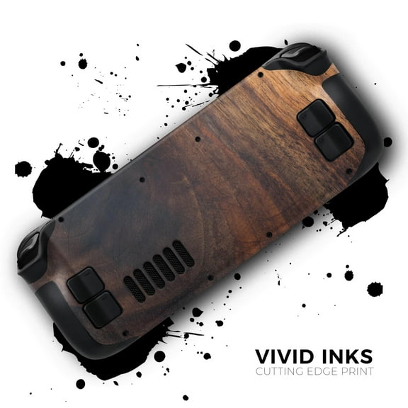 Design Skinz - Compatible with Steam Deck - Skin Decal Protective Scratch-Resistant Removable Vinyl Wrap Cover - Knotted Rich Wood Plank