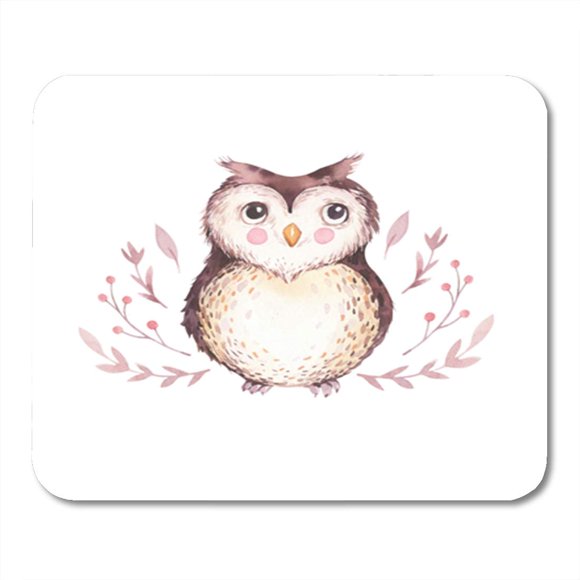 NUDECOR Cute Baby Fox Deer Nursery Rabbit and Bear Mousepad Mouse Pad Mouse Mat 9x10 inch