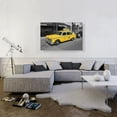 thumbnail image 2 of ARTCANVAS New York City Restaurant Yellow Taxi Cab Canvas Art Print - Size: 40" x 26" (0.75" Deep), 2 of 9