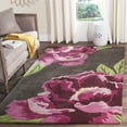 thumbnail image 2 of Safavieh Isaac Mizrahi 8' X 10' Hand Tufted Wool Rug in Gray and Rose, 2 of 5