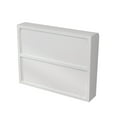 thumbnail image 4 of Newboti 3 Door Arched Wall Mounted Glass Cabinets for Kitchen, Living Room and Bathroom(White) 868556888200552, 4 of 13