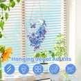 thumbnail image 3 of FYJUCPA Hanging Diamond Art Kit for Adults, Special Shape Diamonds DIY Diamond Drawing Kit for Beginners, Plastic Pendant for Home Decor, 11.42 x 7.48 Inches, 3 of 11