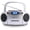 Gray, variant on Emerson CD/Cassette/Radio Boom Box, EPB-3003, White