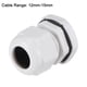 thumbnail image 2 of Conector de cable M24x1.5, orificio para cable de 12mm-15mm, junta de nylon impermeable, tuerca de bloqueo ajustable con arandela blanca, 10 piezas, 2 of 3