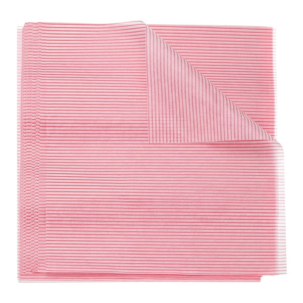 Uxcell 50 piezas de hojas de papel encerado con patrón a rayas cuadradas 9.84" x 8.46" para papel de hornear sándwich, rojo