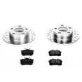 thumbnail image 3 of PowerStop Rear Z23 Evolution Sport Carbon-Fiber Ceramic Brake Pad and Drilled & Slotted Rotor Kit Fits: AUDI Select Models K849, 3 of 10