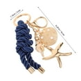 thumbnail image 6 of OUNONA Handcrafted Braided Keyring Lightweight Ocean Charm for Summer Multi, 6 of 7
