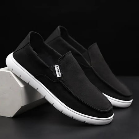 

Chinese Traditional Old Beijing Shoes Kung Fu Tai Chi Shoes With Rubber Sole Slip On Flat Shoes Unisex Black