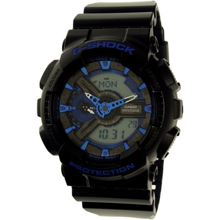 casio black rubber watch
