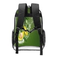 thumbnail image 2 of Honeii Friut Avocado Print Clear Backpack Heavy Duty Transparent Bag 17" See Through BookBag for Women Men Adults Work Festival Sports Travel, 2 of 7