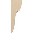 thumbnail image 3 of 5"W x 10"D x 30"H Thin Carmel Rough Cedar Woodgrain TimberThane Corbel, Primed Tan, 3 of 6