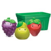 Squirtin Strain Fruit Basket Bath Toy, Grape/Pear/Strawberry, toys Fruit Squirts ApplePearOrange Friends Baby Basket Bath Barnyard Sea.., By Munchkin