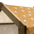 thumbnail image 4 of Ghost Pet House, Halloween Pattern with Hand-drawn Ghosts Sweets Bones Hey and Boo Scare Expressions, Outdoor & Indoor Portable Dog Kennel with Pillow and Cover, 5 Sizes, Multicolor, by Ambesonne, 4 of 4