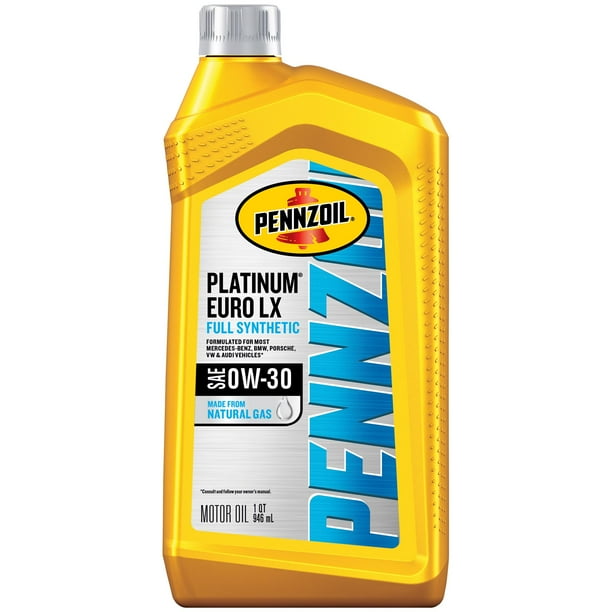 Pennzoil Platinum Euro Lx 0w 30 1 Quart Walmart Com Walmart Com