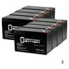 12V 9Ah SLA Battery Replacement for Friendly Robotics RL850 - 8 Pack