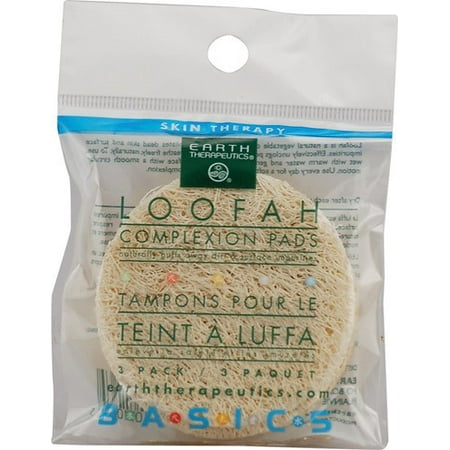 Earth Therapeutics Loofah Complexion Pads 3 Pads