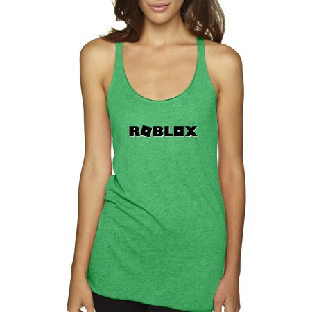 New Way New Way 1168 Women S Tank Top Roblox Block Logo Game Accent 2xl Envy Walmart Com Walmart Com - roblox boots pants
