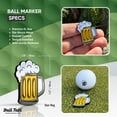 thumbnail image 5 of Ball Tatt Beer Mug Golf Ball Stamper Self-Inking Quick-Dry with XL Ball Marker Combo, 5 of 8