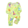 thumbnail image 2 of Halloween Family Pajamas Set Long Sleeve Crew Neck, Soft Matching Halloween Pajamas with Ghost Skull Print, Cool Family Halloween Pajama Set Sleepwear, 2 of 4