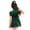 Green, variant on TiaoBug Kids Girls Christmas Santa Claus Costume Tassel Tutu Dress with Hat Belt Set